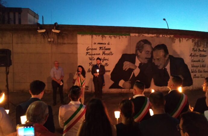 A Viterbo il ricordo di Paolo Borsellino e degli agenti massacrati dalla mafia, c’era anche Tarquinia a onorarli