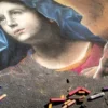I “madonnari” insegnano la loro arte ai bambini