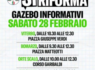 Sabato Fratelli d’Italia in piazza Cavour per spiegare le ragioni del SI al referendum