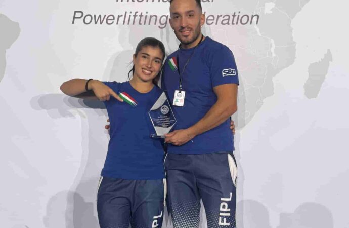 La tarquiniese Giada Spadaro è campionessa del mondo di powerlifting