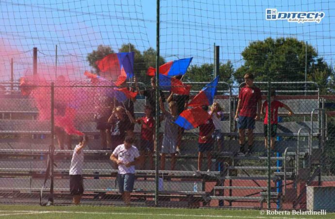 I tifosi della Curva Ovest del Tarquinia il 4 ottobre tornano allo stadio